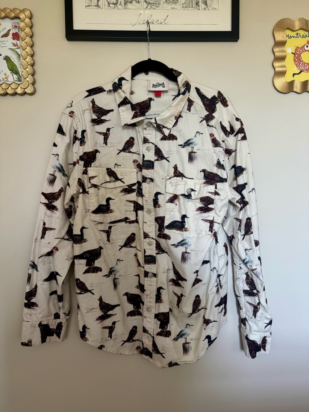 Woolrich x Target Bird Print Flannel